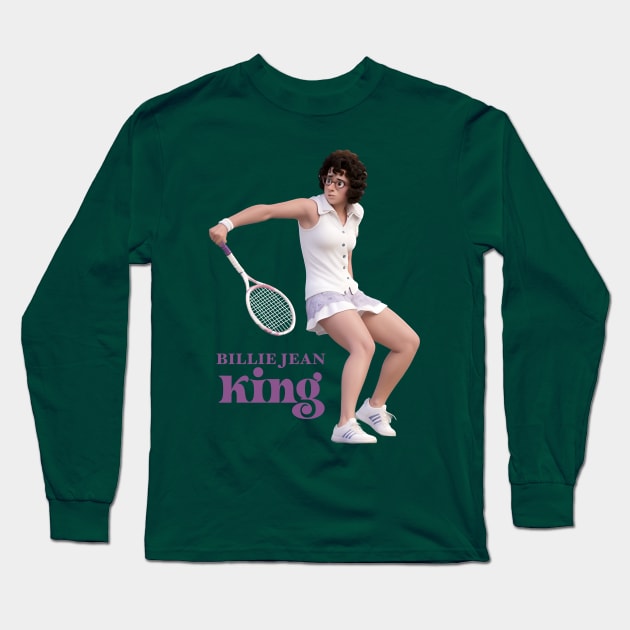 Billie Jean King Long Sleeve T-Shirt by BAJAJU